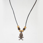 Copper Jolly Roger Necklace